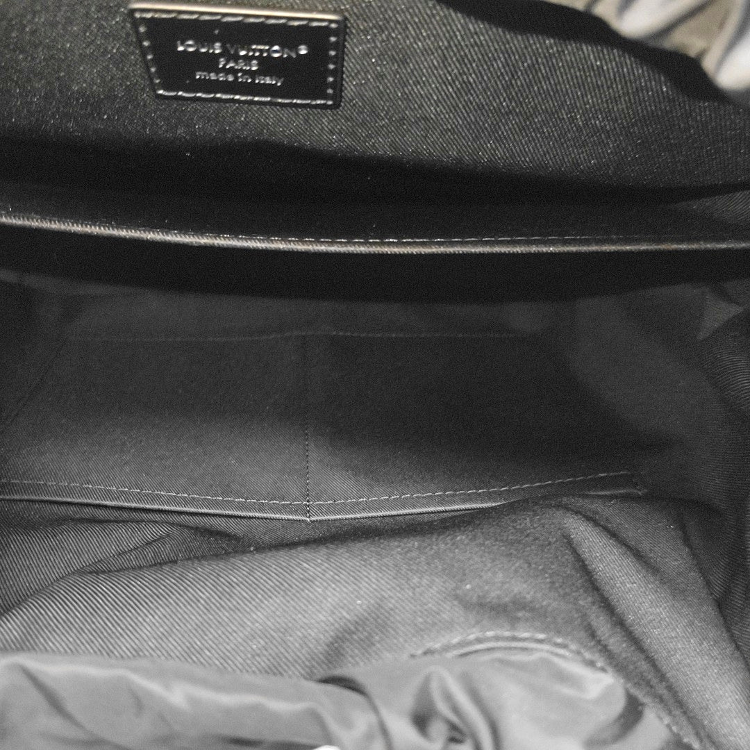MONTSOURIS CARGO Monogram Calfskin Black