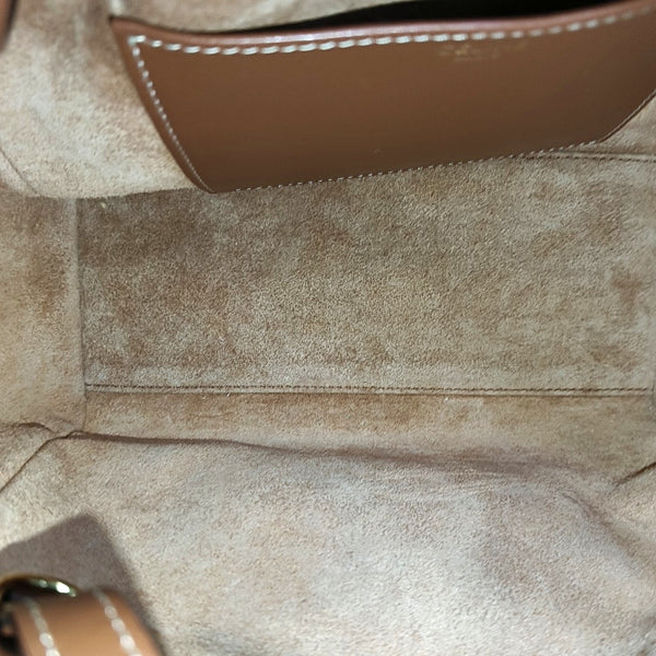 CABAS TRIOMPHE Small Quilted Calfskin Brown