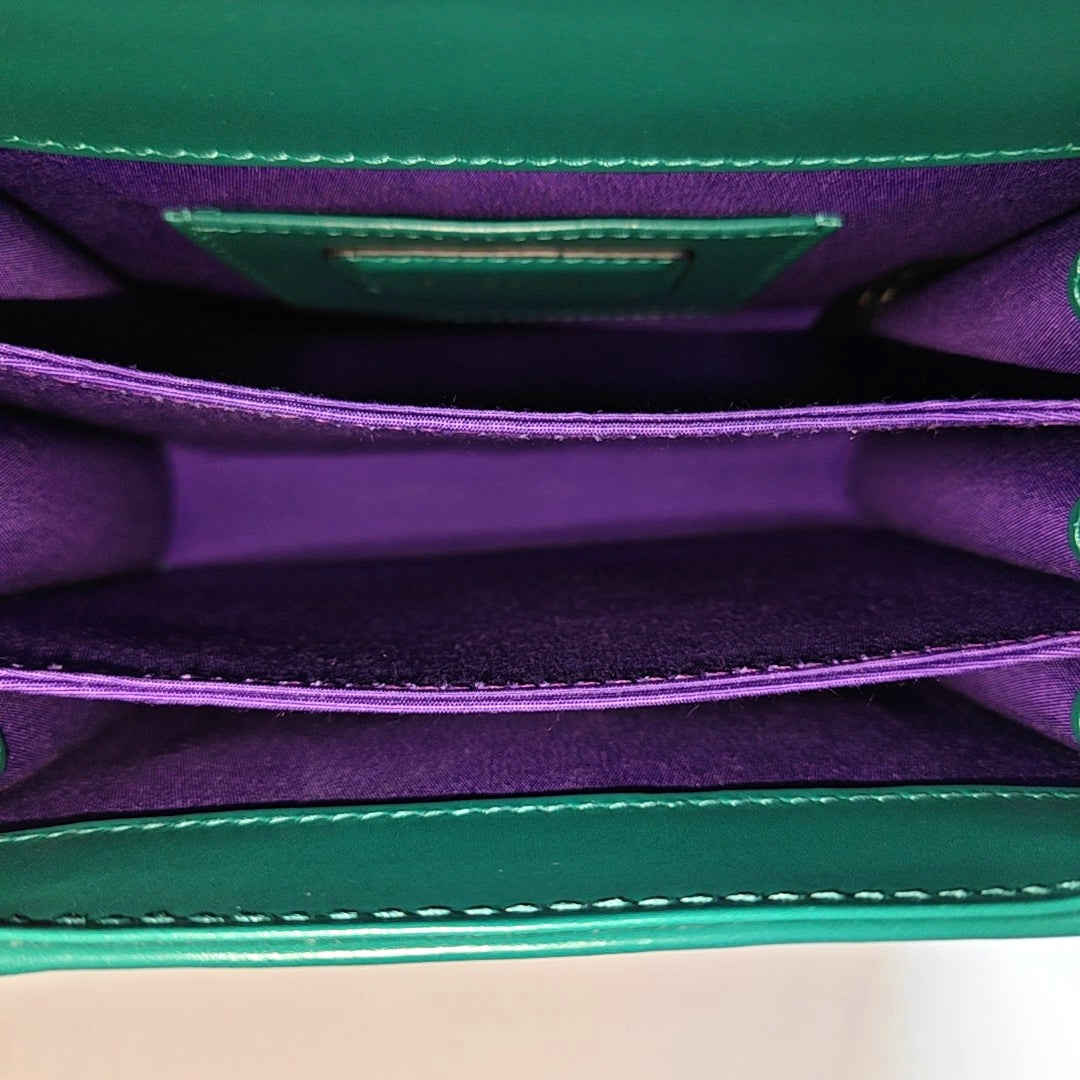 SERPENTI FOREVER Calfskin Green