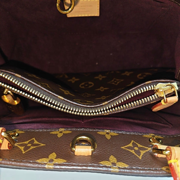 MONTAIGNE Monogram Coated Canvas Brown