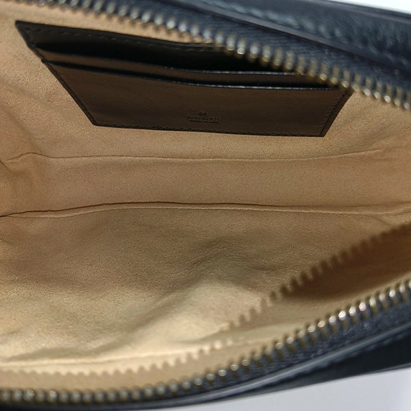 GG Marmont Small Quilted Calfskin Black