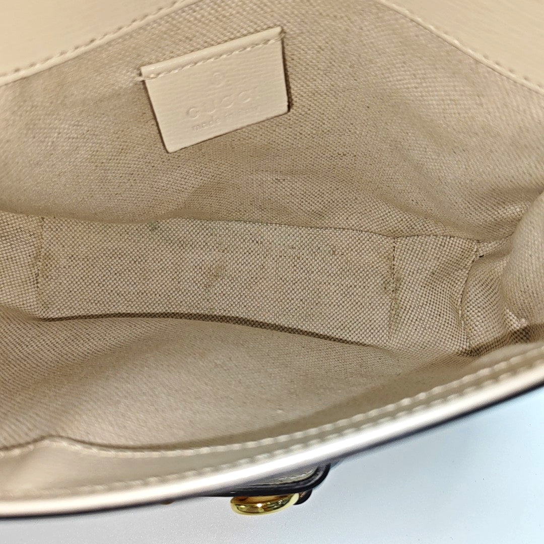 Horsebit 1955 Mini Calfskin White