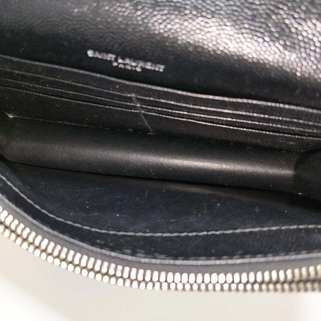 MONOGRAM WOC Chevron Calfskin Black
