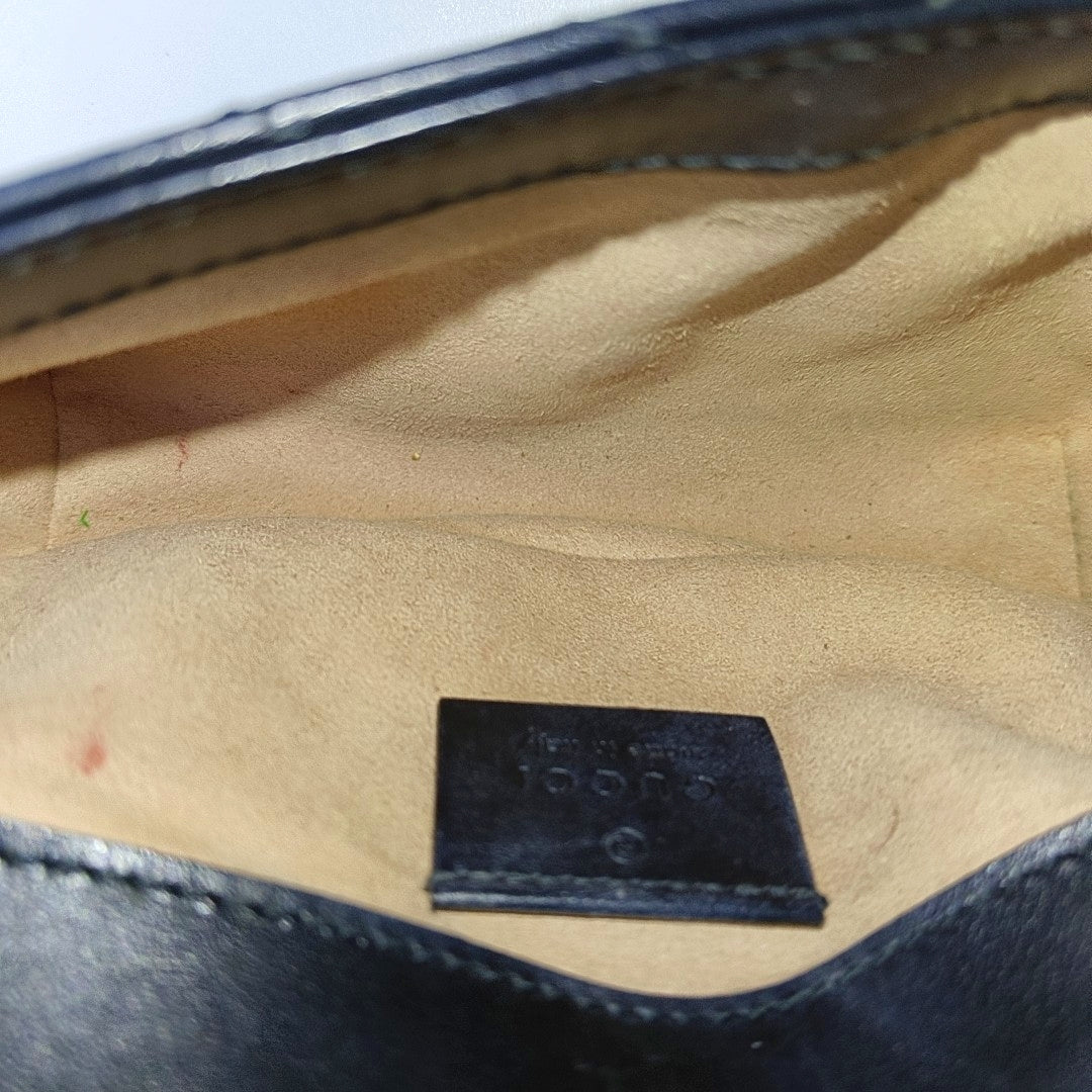 GG Marmont Mini Quilted Calfskin Black