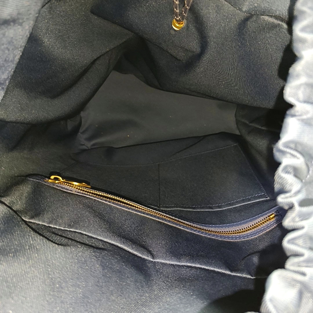 CHALK Monogram Denim Blue