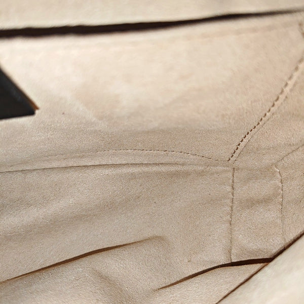 GG Marmont Small Quilted Canvas Brown
