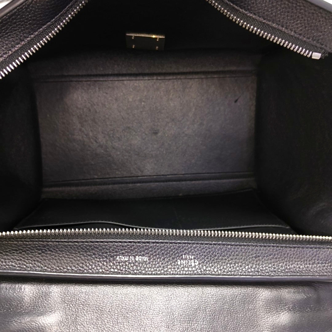 TRAPEZE Small Calfskin Black