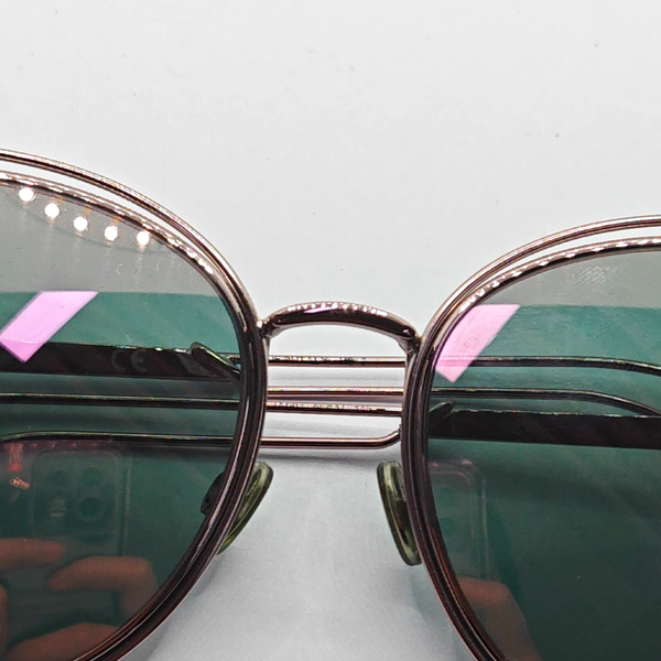 Blue Metal Sunglasses