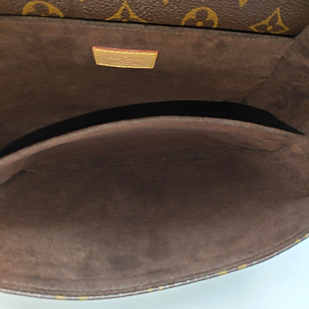 MÉTIS MM Monogram Coated Canvas Brown