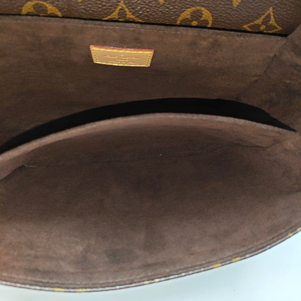 MÉTIS MM Monogram Coated Canvas Brown