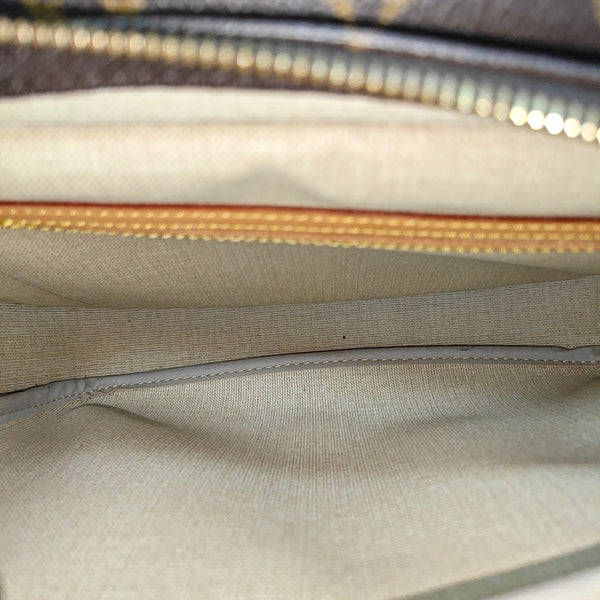 REPORTER Monogram Coated Canvas Brown