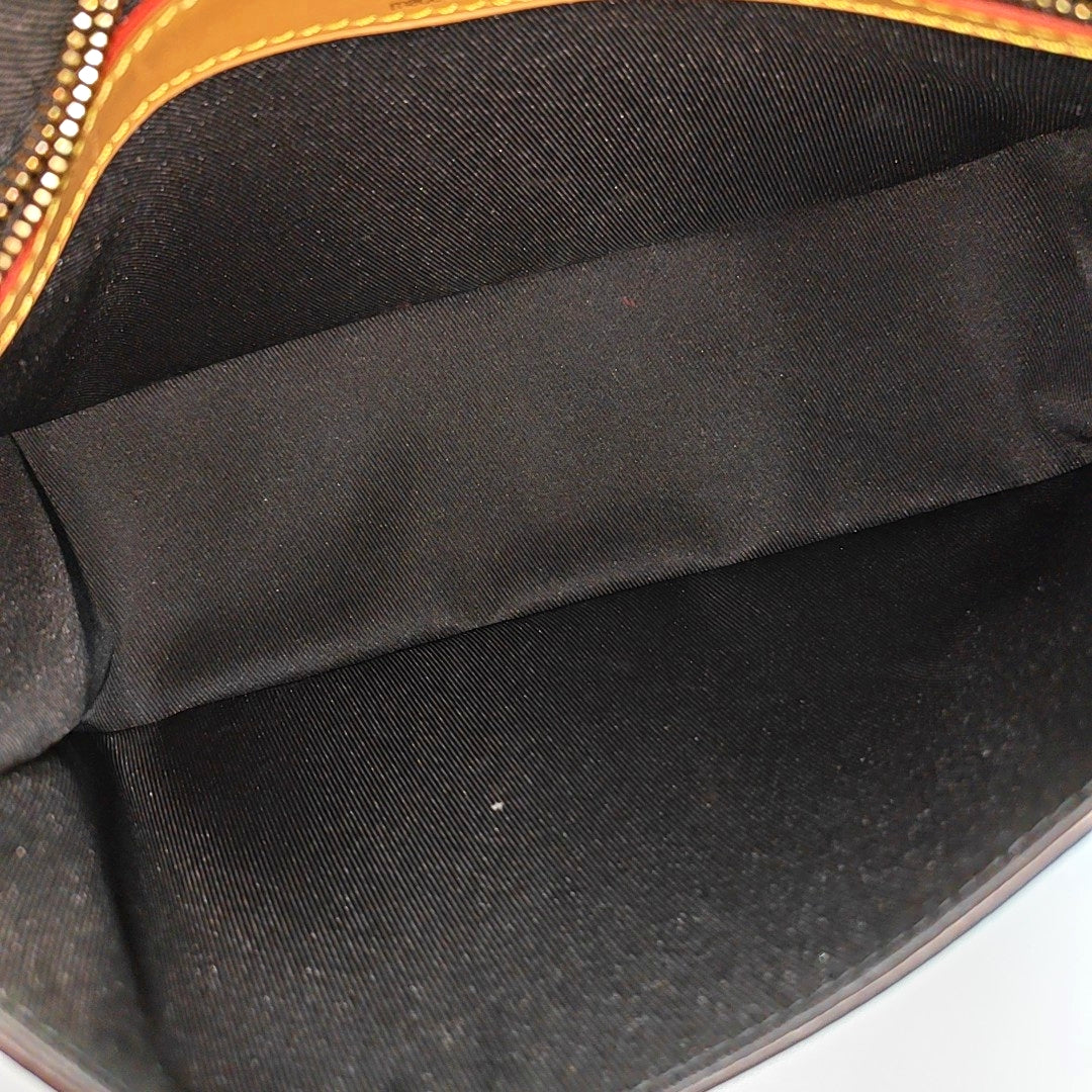 DIANE Monogram Coated Canvas Brown