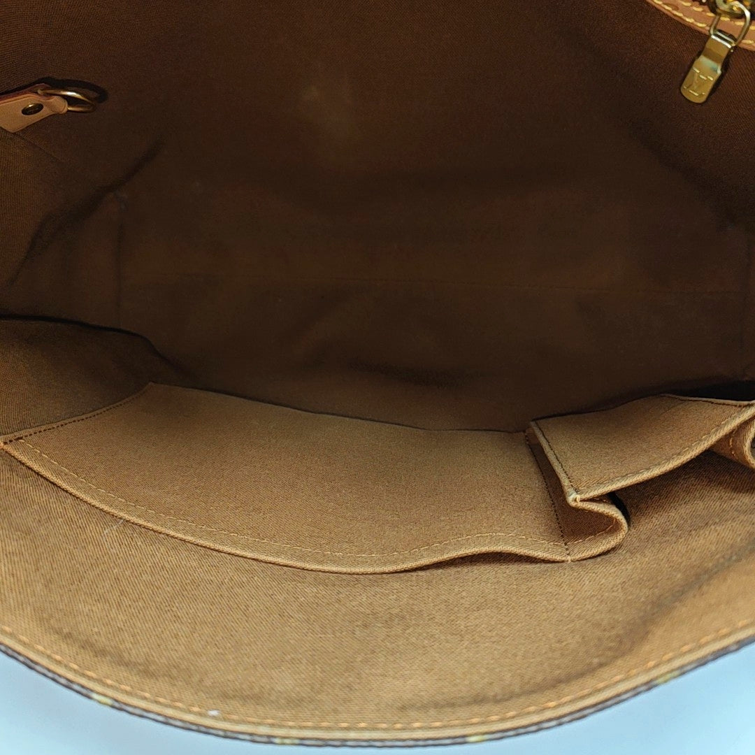 VALMY Monogram Coated Canvas Brown