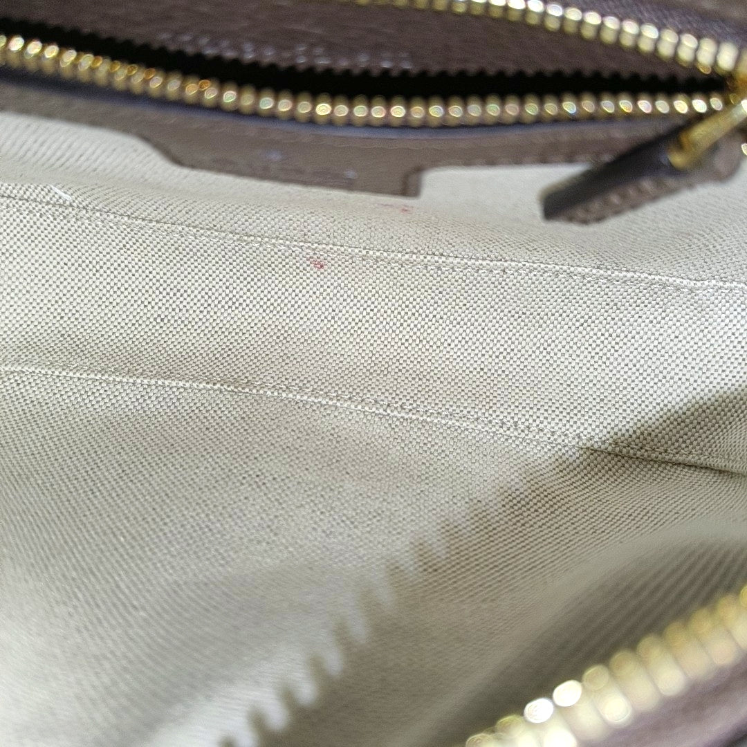 Monogram Coated Canvas Mini Beige