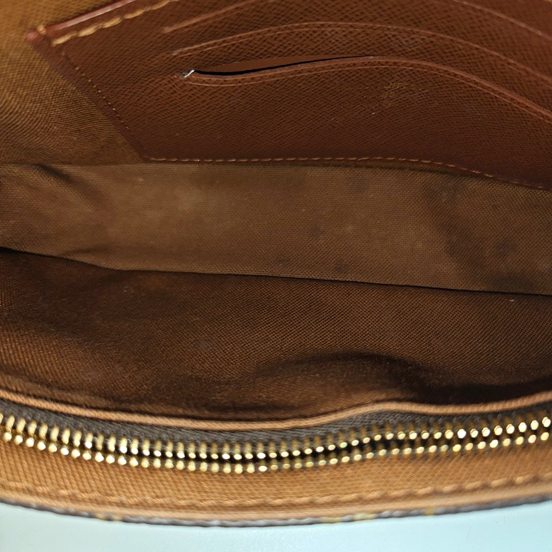 IVY Monogram Coated Canvas Brown