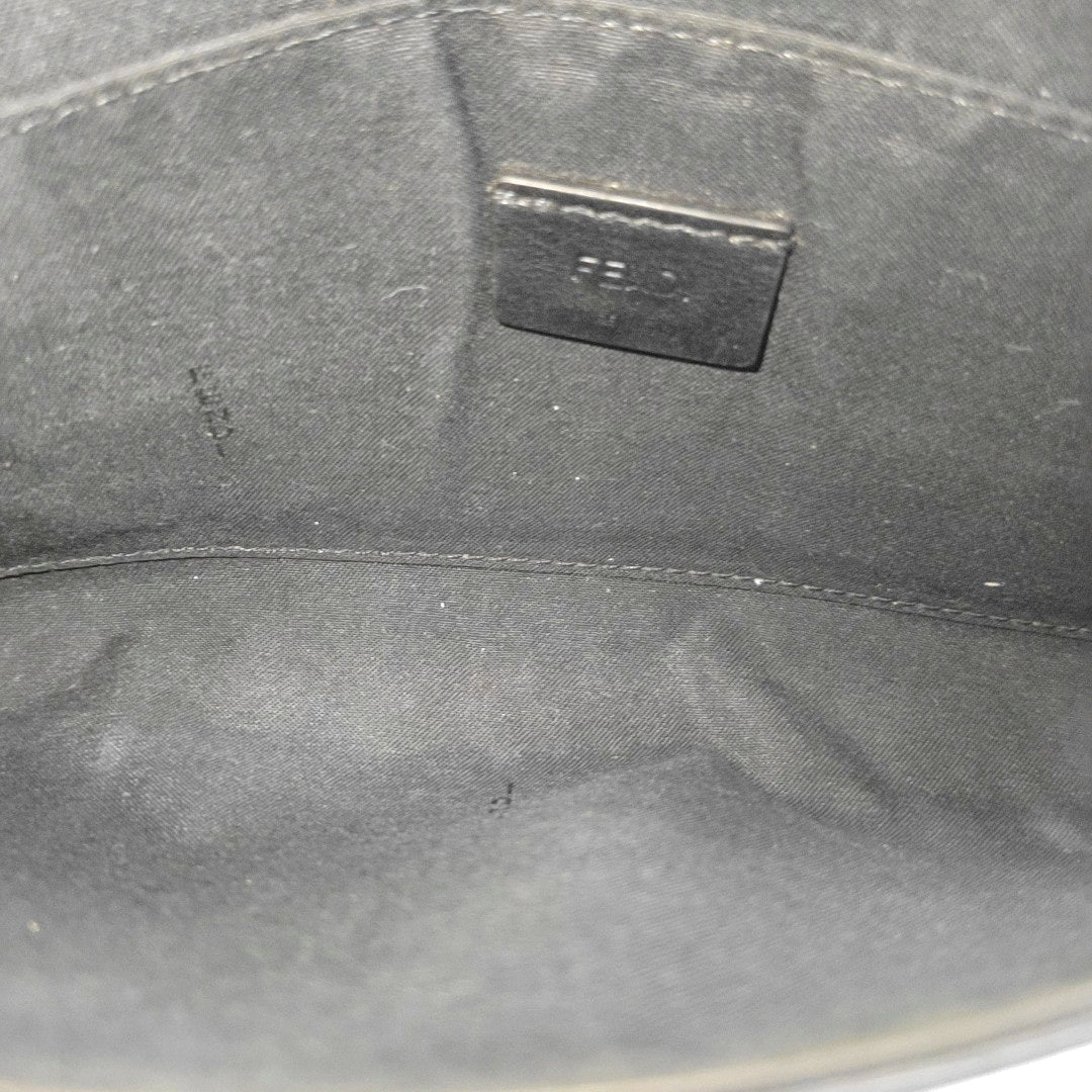 Calfskin Shoulder Bag Black