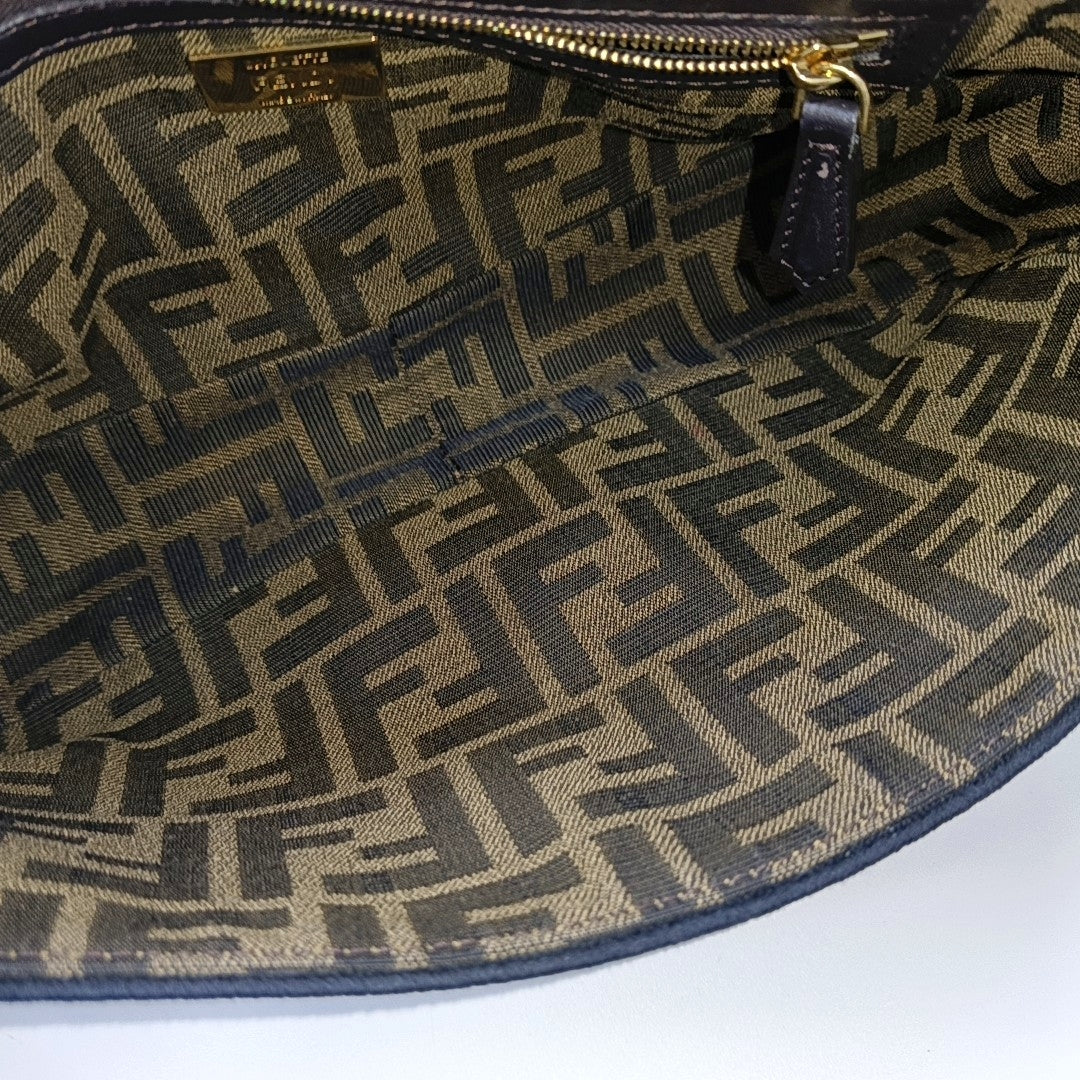 Baguette Medium Canvas Brown