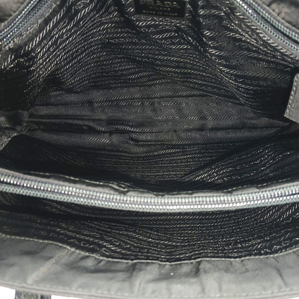 Nylon Shoulder Bag Black