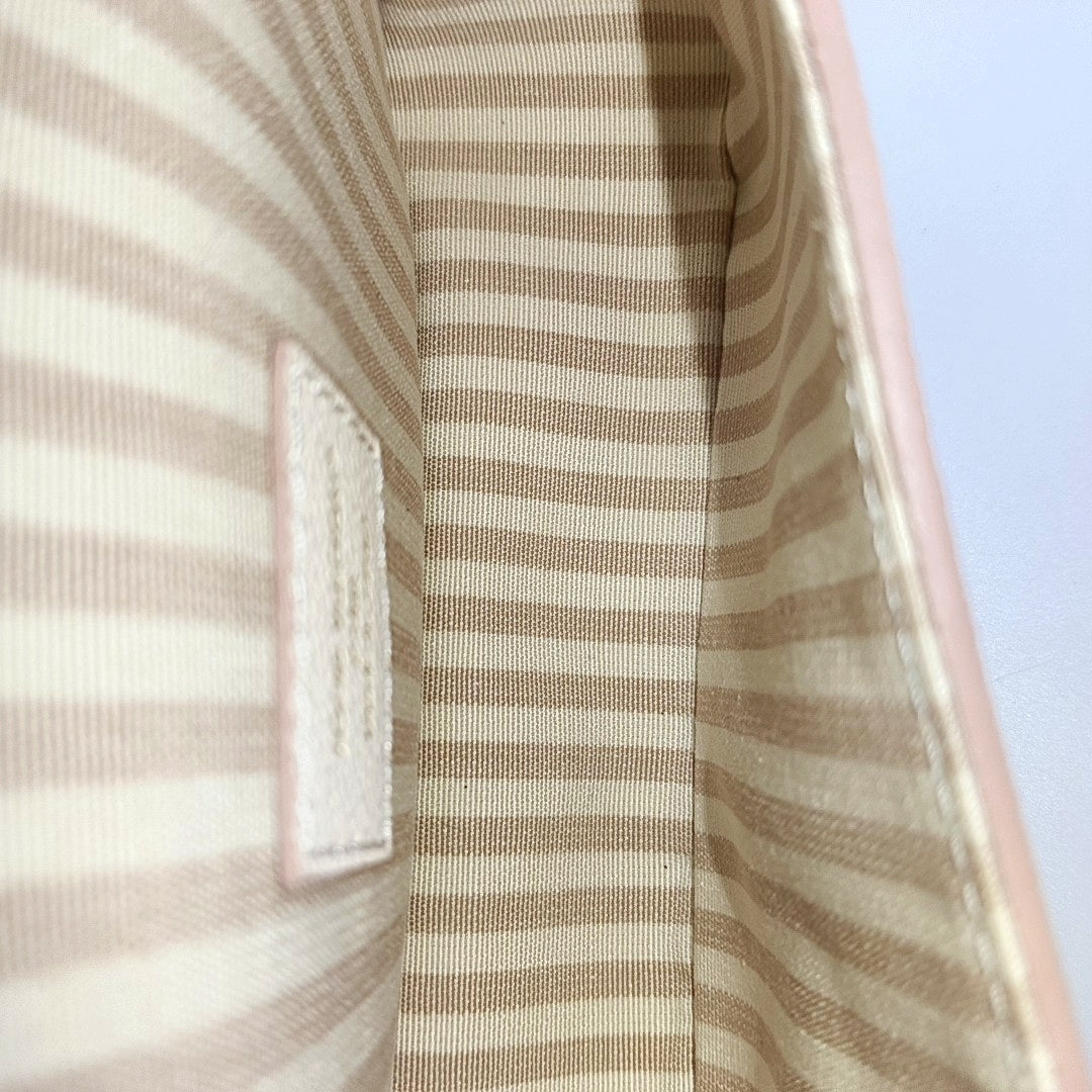 DIANE Nano Monogram Calfskin White