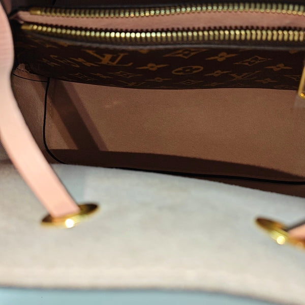 NÉONOÉ MM Monogram Coated Canvas Brown