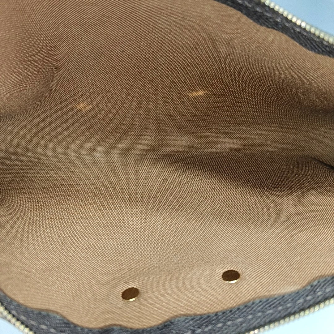 EVA Monogram Coated Canvas Brown