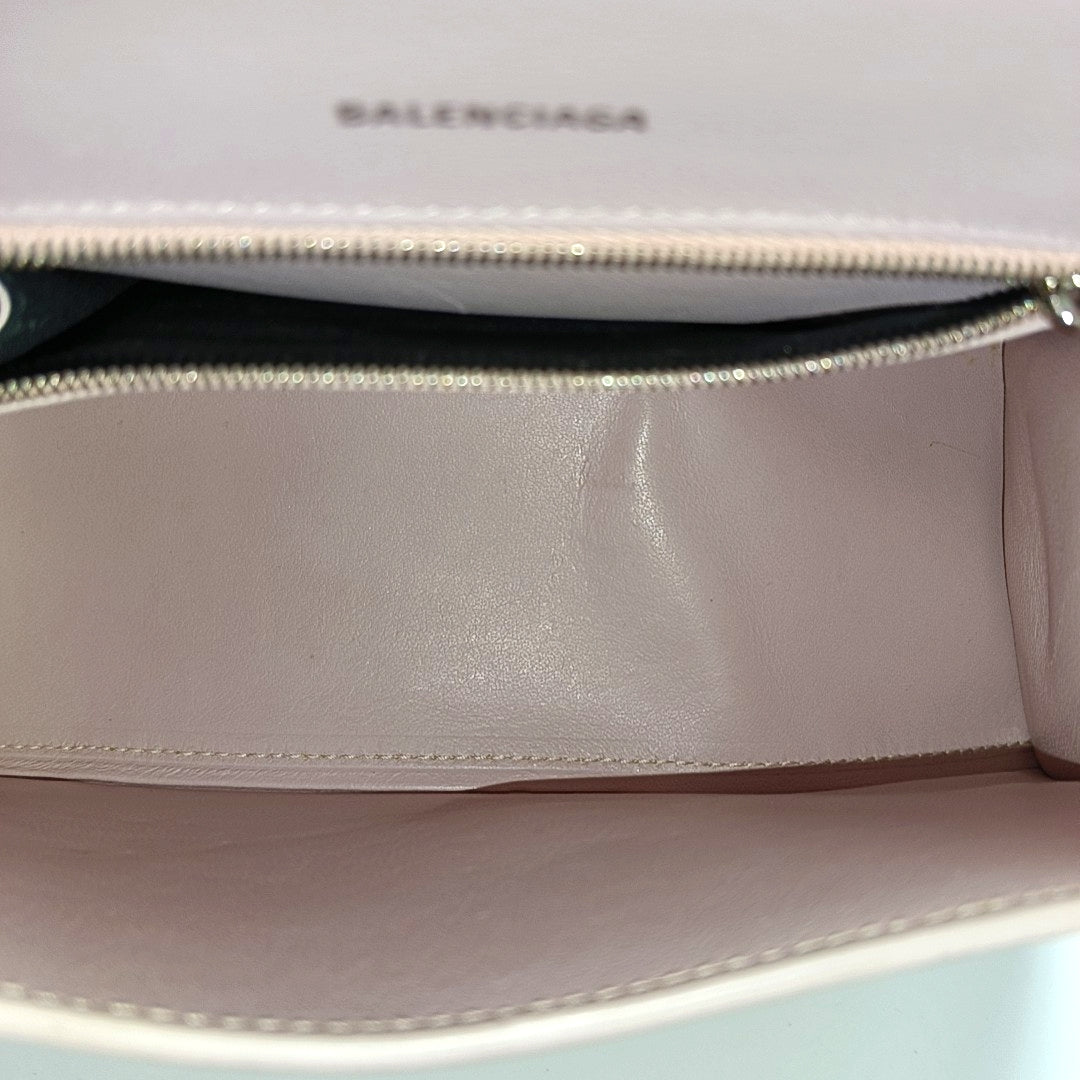 Hourglass S Calfskin Pink