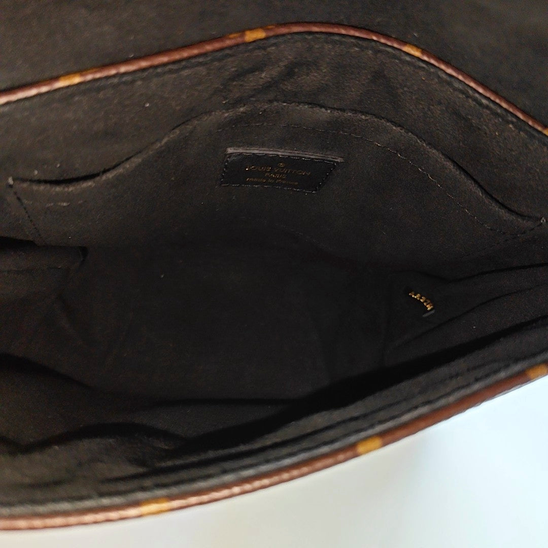 LOCKY BB Monogram Coated Canvas Brown
