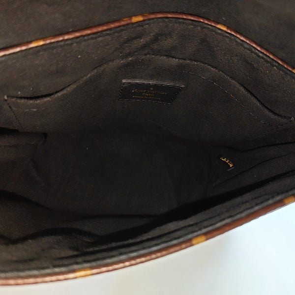 LOCKY BB Monogram Coated Canvas Brown