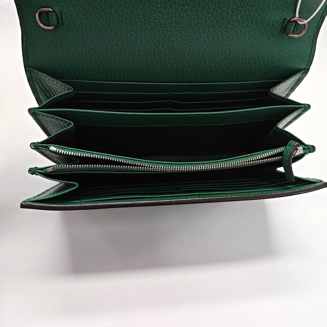 Authenticated pre-owned  Dionysus Mini Calfskin Green - Shoulder Bag at Looply