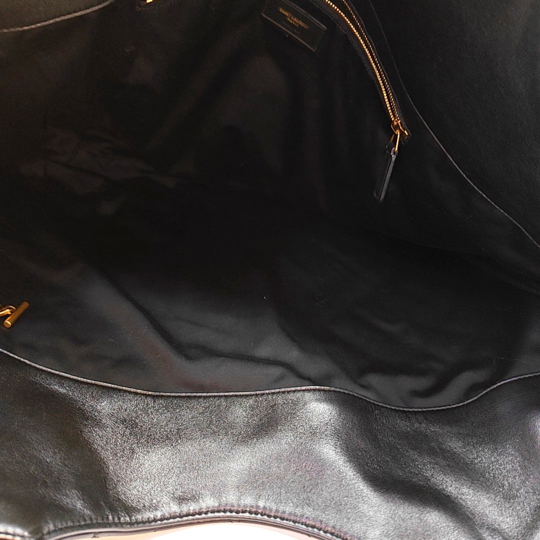 ICARE Extra Large Quilted Lambskin Black