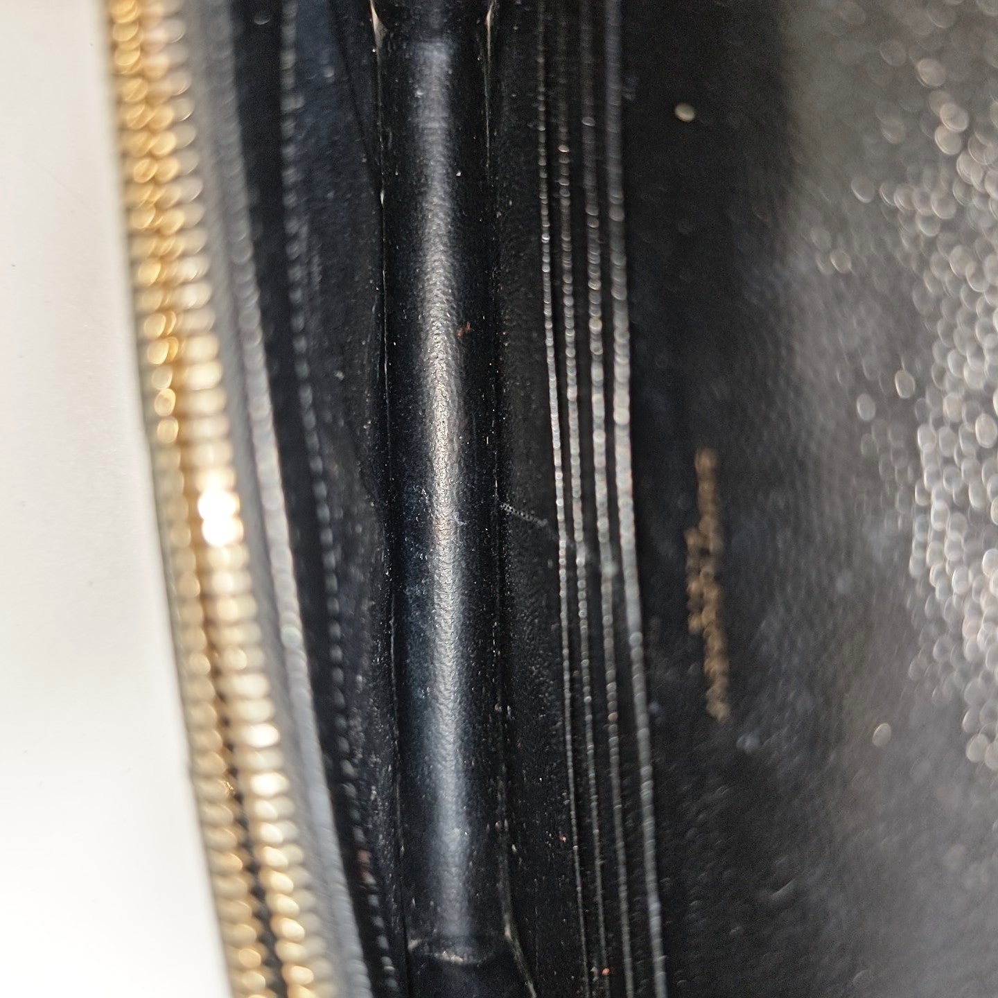 MONOGRAM WOC Chevron Calfskin Black