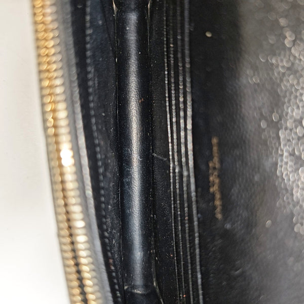 MONOGRAM WOC Chevron Calfskin Black