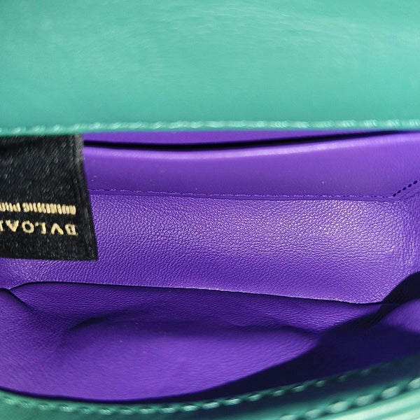 SERPENTI CABOCHON Quilted Calfskin Green