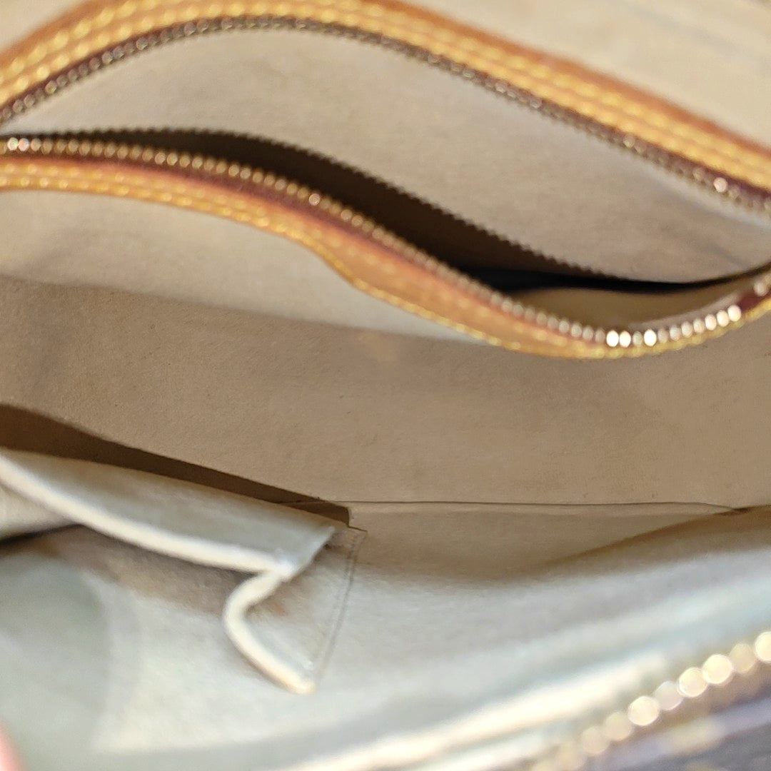 LOOPING MM Monogram Coated Canvas Brown