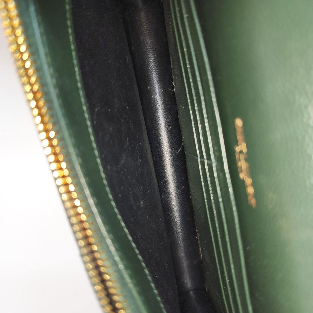 MONOGRAM WOC Chevron Calfskin Green