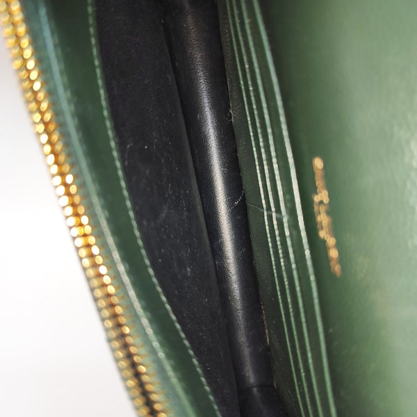 MONOGRAM WOC Chevron Calfskin Green