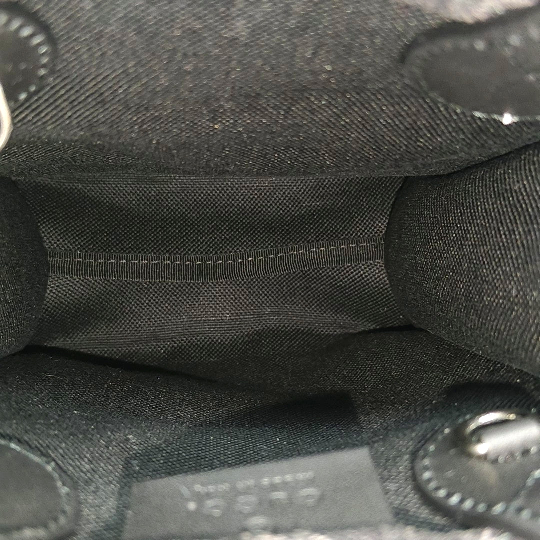 Ophidia Mini Monogram Denim Black
