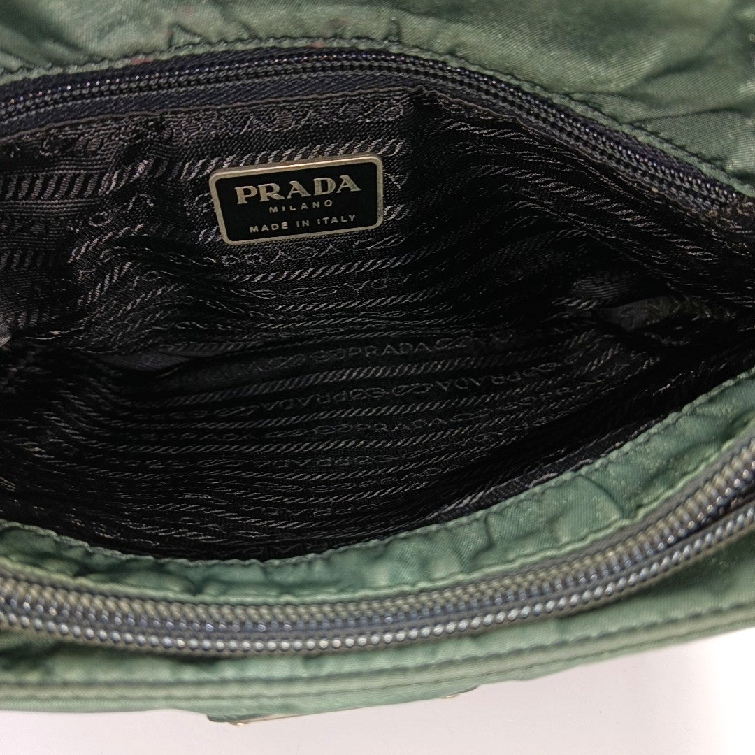 Nylon Tote Bag Green