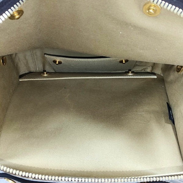 Coated Canvas Shoulder Bag Brown