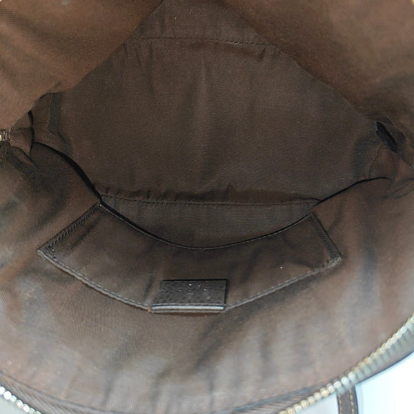 Monogram Coated Canvas Shoulder Bag Brown