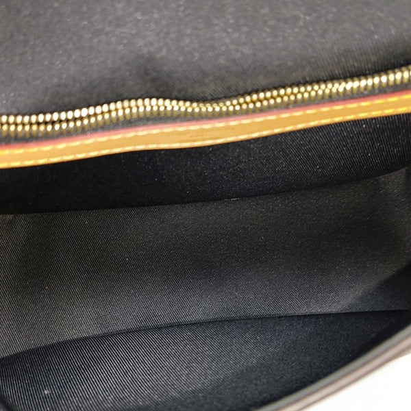 DIANE Monogram Coated Canvas Brown