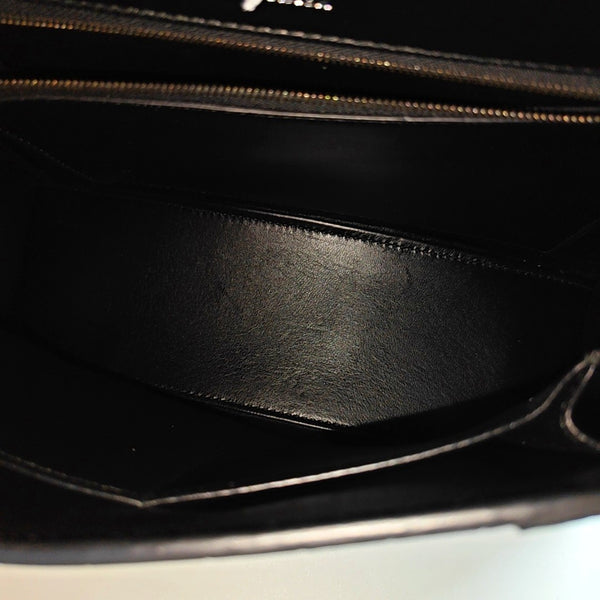 Hourglass Small Calfskin Black