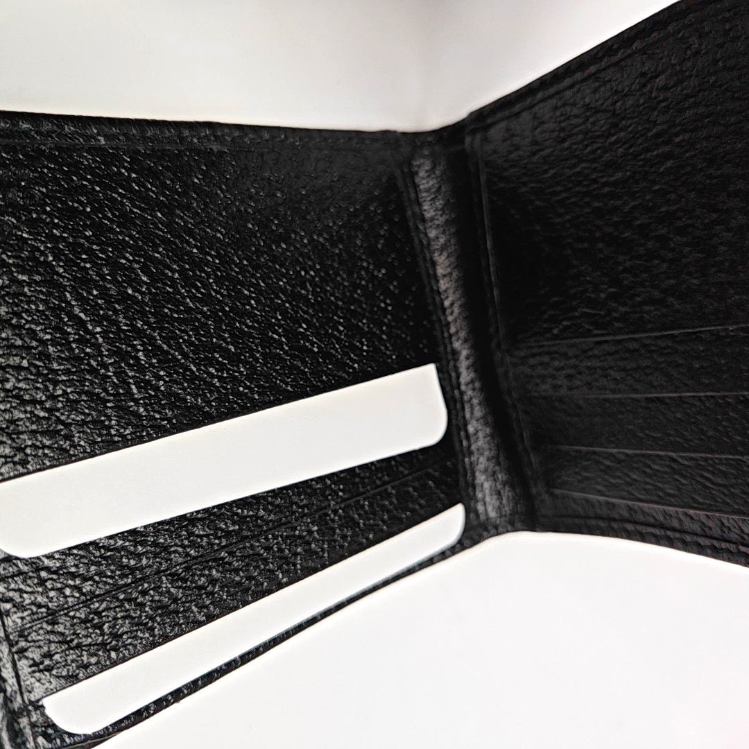 Monogram Calfskin Wallet Black