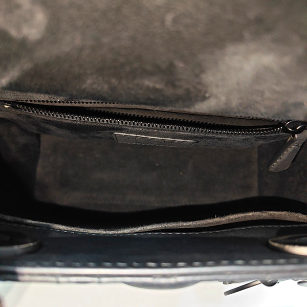 Lady Dior Small Cannage Calfskin Black
