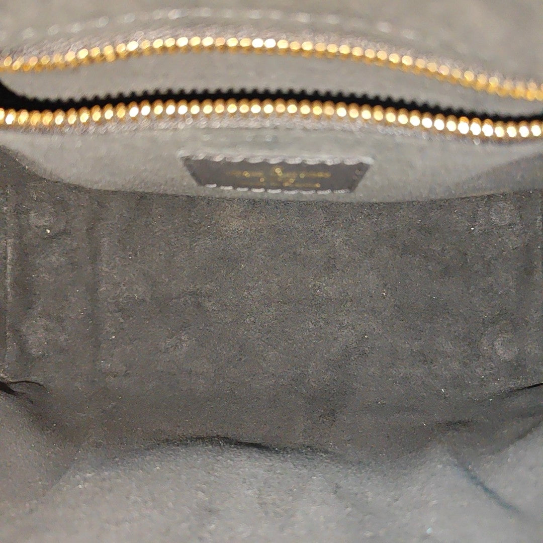 PETITE MALLE Monogram Coated Canvas Brown