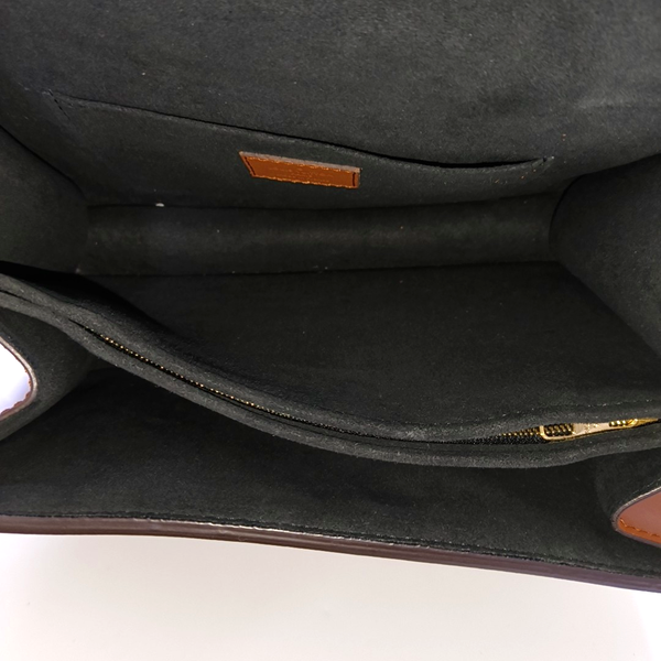 DAUPHINE MM Monogram Coated Canvas Brown