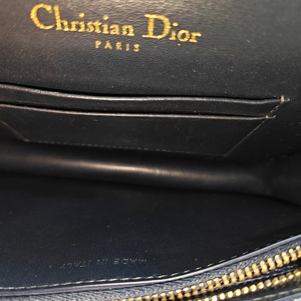 Saddle Mini Oblique Canvas Blue