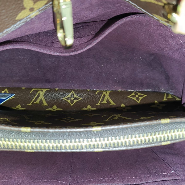 MONTAIGNE Monogram Coated Canvas Brown