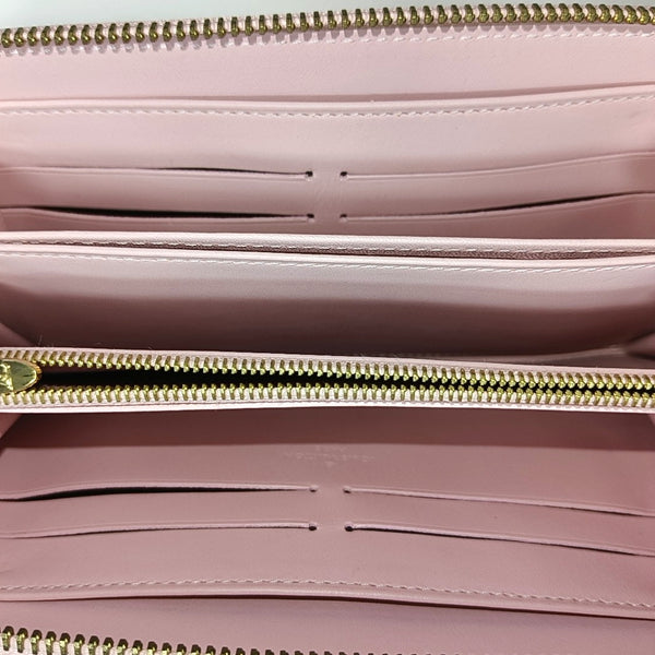 ZIPPY Monogram Patent Leather Yellow Wallet