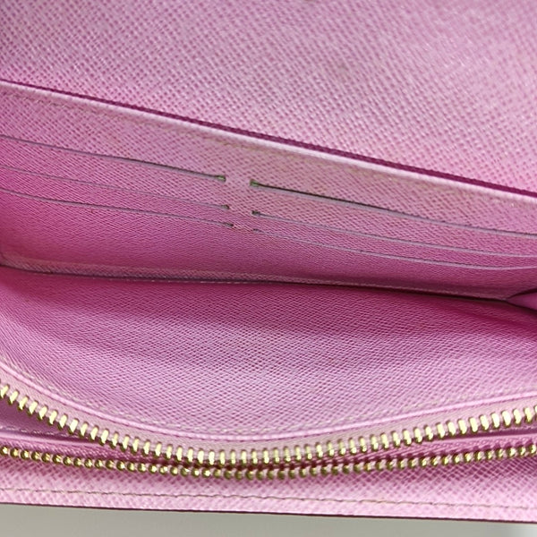 LV × TM PORTE MONNAIE Monogram Coated Canvas White Wallet